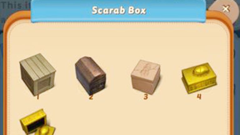 How to Get the Scarab Box in Merge Mansion